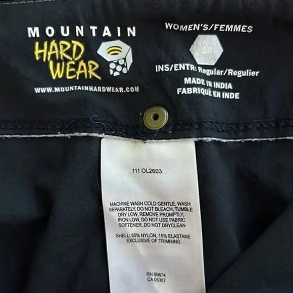 Mountain Hard Wear chockstone size 10 utility black pants - Picture 5 of 6